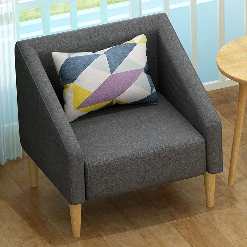 Armen inbegrepen Barrel Chair Kussen Rug Accentstoel, 60,5 cm B √ó 23,62" L √ó 30,71" H Clearhalo