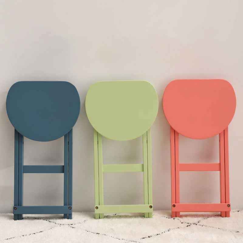 Armloze houten 25-inch barkrukken Scandinavische stijl, opvouwbare tegenkrukken, 1 stuk Clearhalo