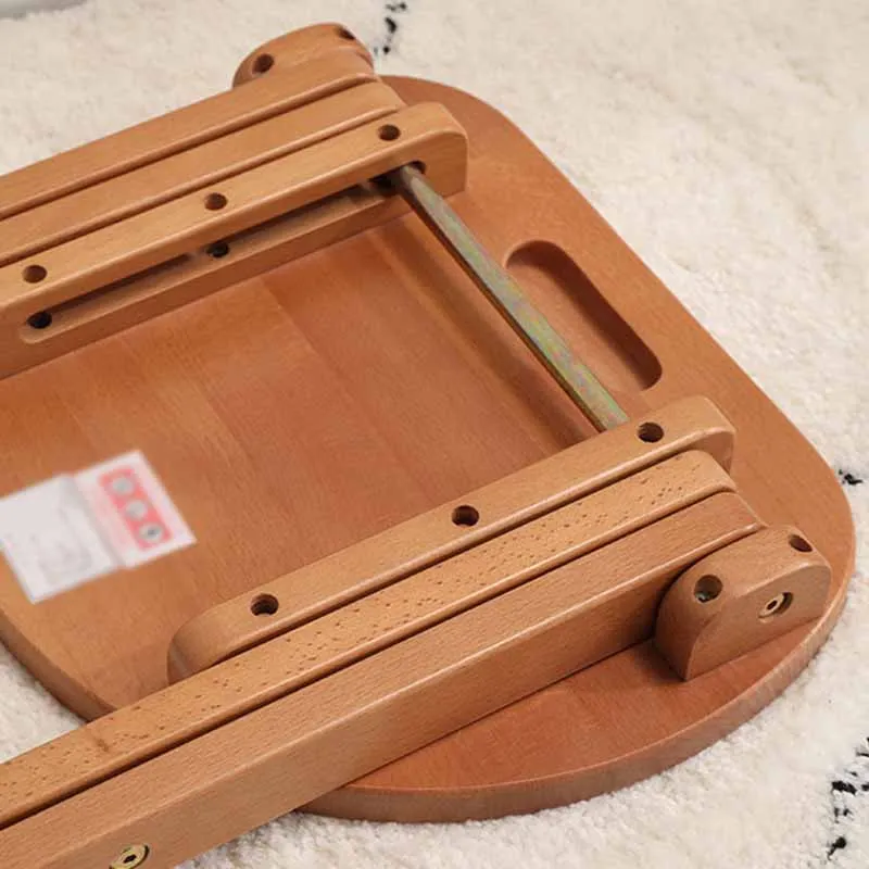 Armloze houten 25-inch barkrukken Scandinavische stijl, opvouwbare tegenkrukken, 1 stuk Clearhalo