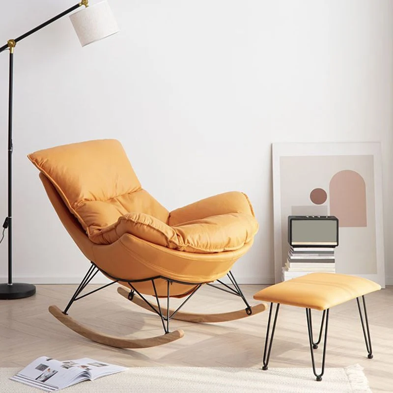Balkon Chaise Vrije tijd schommelstoel Modern huis gestoffeerde luie fauteuil Clearhalo
