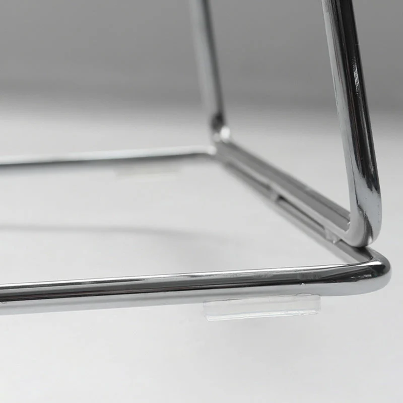 Barkruk industriële stijl, sledepoten, PP-emmerstoel voor keukenbar Clearhalo