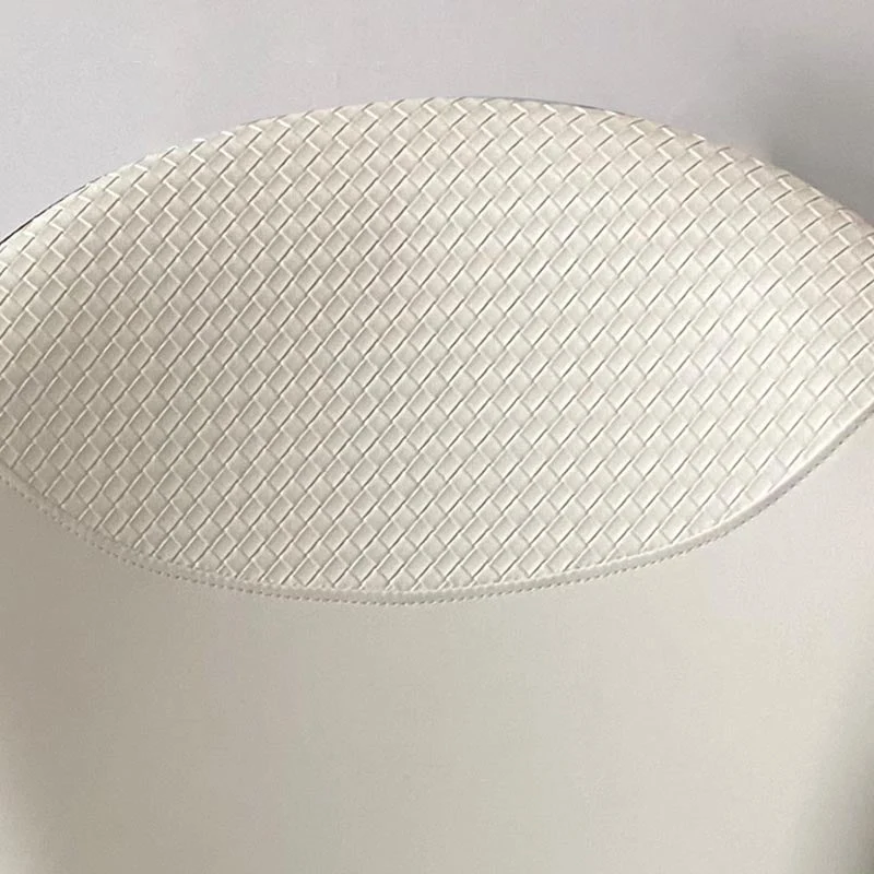 Beige en blauwe eetkamerstoelen Eigentijdse armloze eetkamerstoel Clearhalo