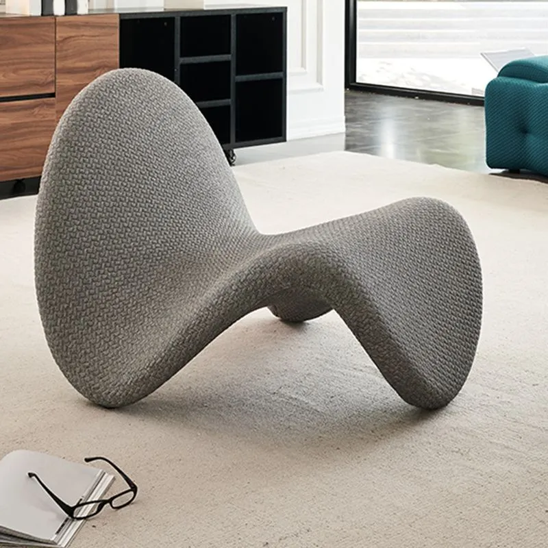 Designer Leisure Single Sofa Net Living Room Art Single Chair Nordic Lazy Modeling Chair Clearhalo