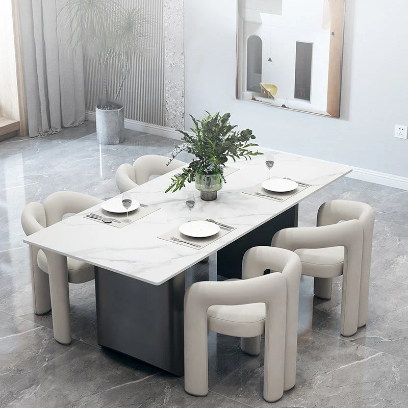 Designerstijl fluwelen vergaderzaal fauteuil open eetkamerstoel met matte afwerking Clearhalo
