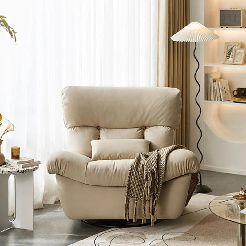 Draaibare schommelstoel Fauteuil Lendensteun Wingback-fauteuil Clearhalo