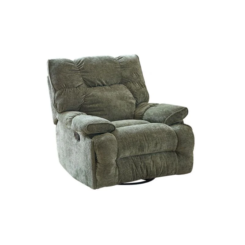 Draaibare schommelstoel, standaard fauteuil, effen kleur, fauteuil met handmatige handgreep Clearhalo
