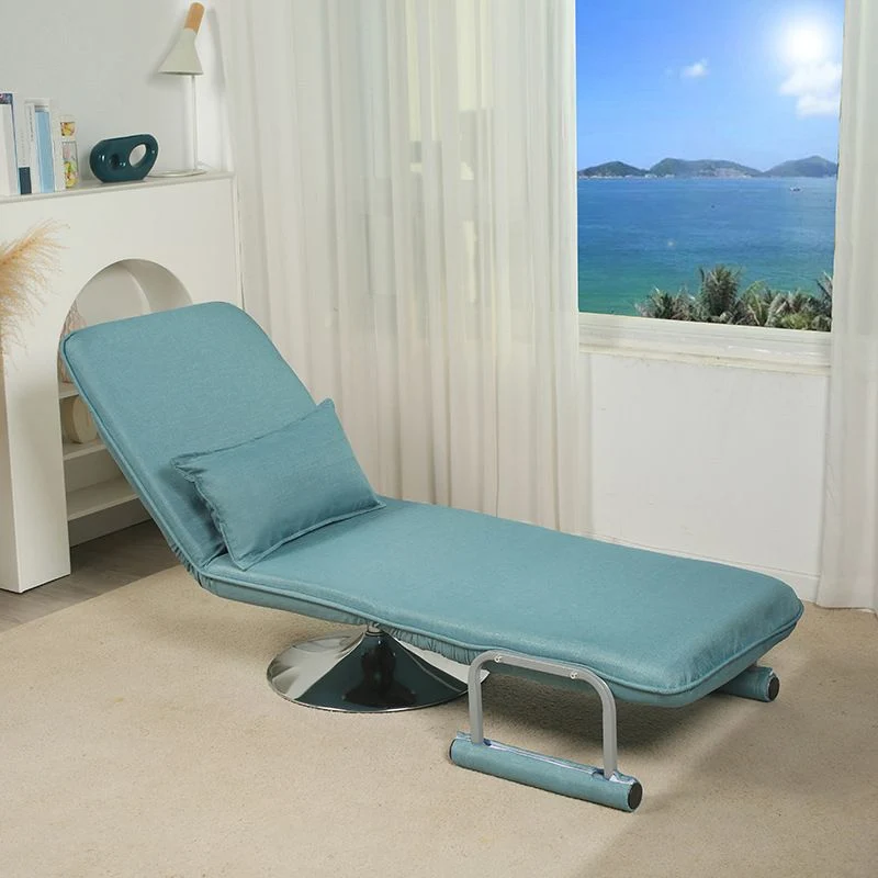 Draaibare standaard fauteuil, effen kleur metalen frame fauteuil Clearhalo