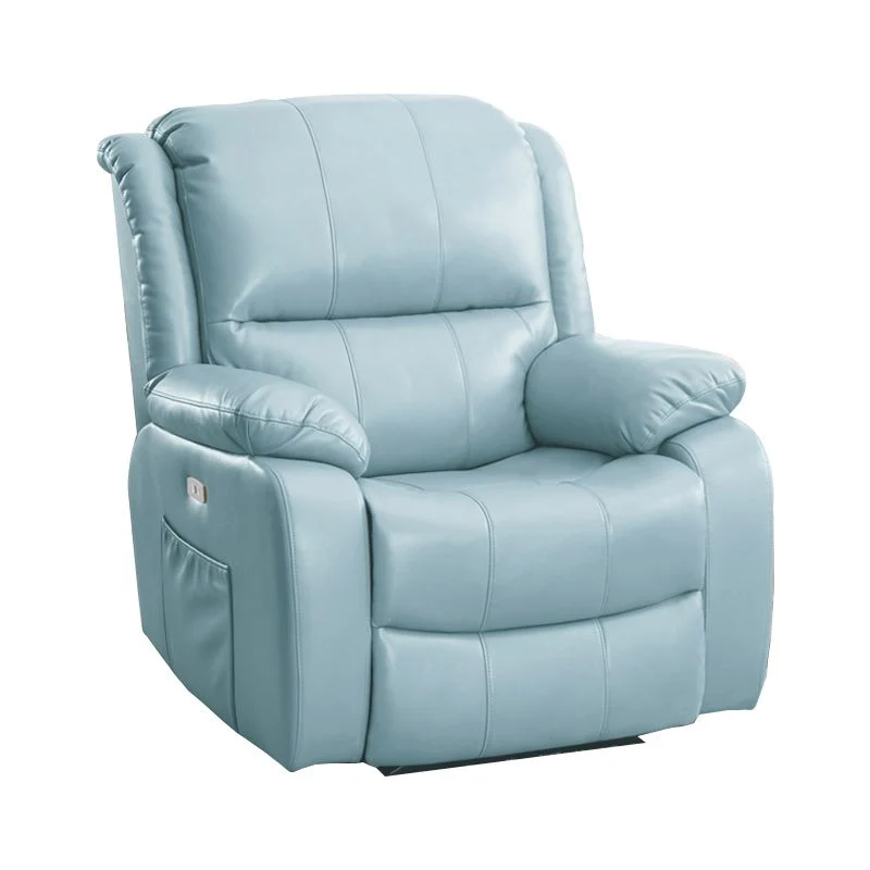 Draaibare zweefvliegtuig fauteuil, standaard fauteuil van echt leer Clearhalo