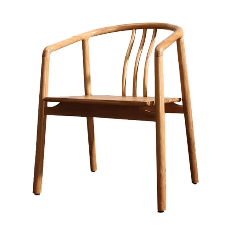 Eetkamerstoelen traditionele stijl, eetkamerstoelen met armleuningen en houten poten Clearhalo
