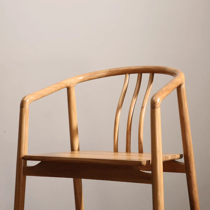 Eetkamerstoelen traditionele stijl, eetkamerstoelen met armleuningen en houten poten Clearhalo
