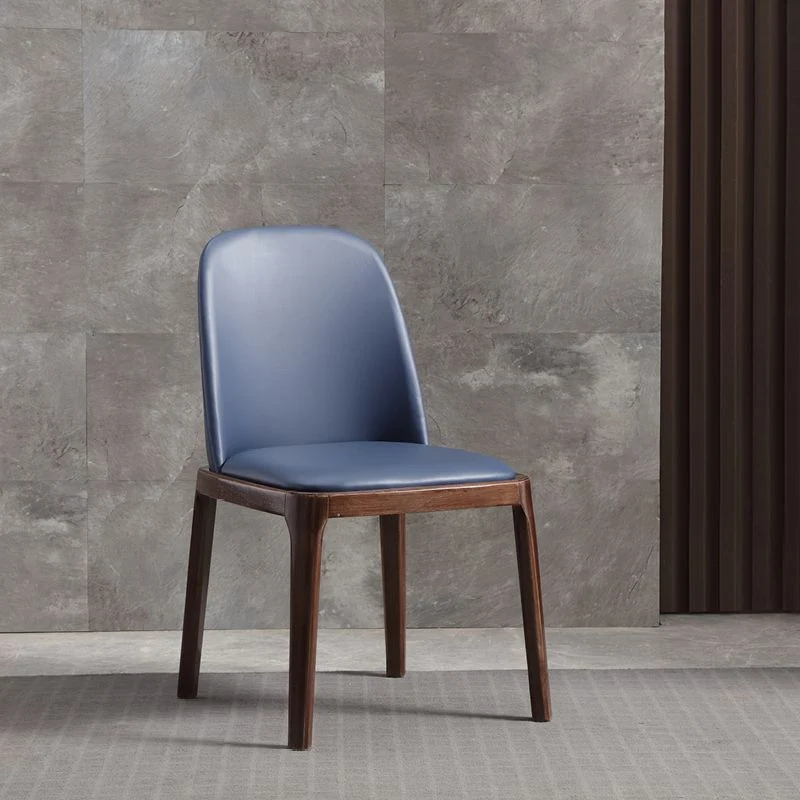 Eetkamerstoelen van kunstleer, industriële Parsons armloze bijzetstoel Clearhalo