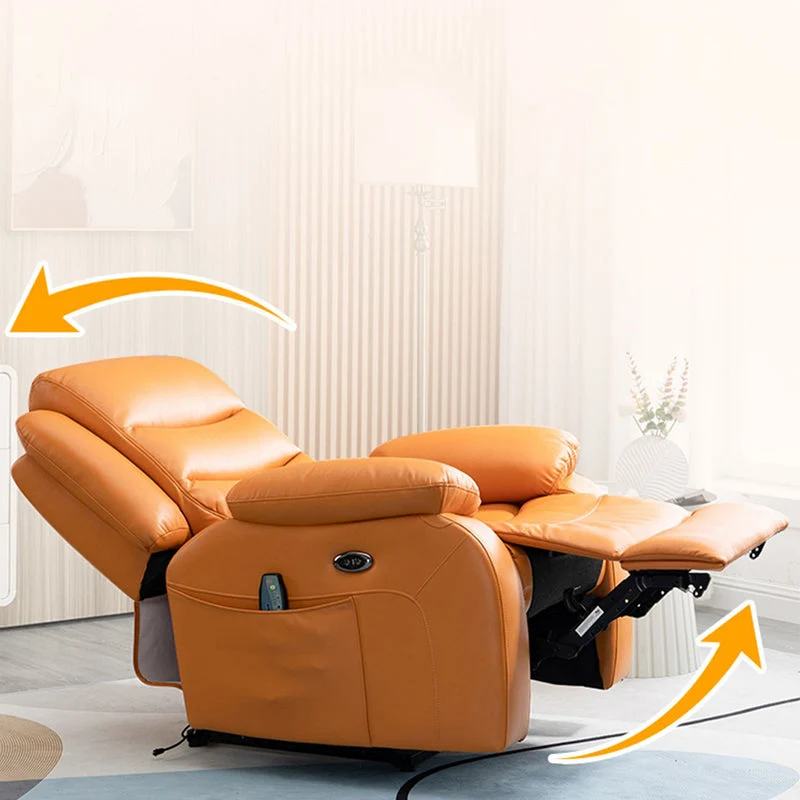 Effen kleur fauteuil stoel massage liggende standaard fauteuil Clearhalo