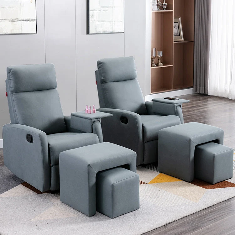 Effen kleur gestoffeerde standaard fauteuil kunstleer fauteuil Clearhalo
