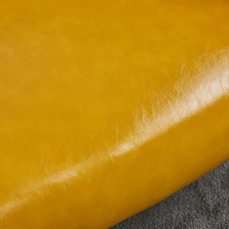 Effen kleur slaapkamer lederen armen inbegrepen ronde armen Camel Back Barrel Chair Clearhalo
