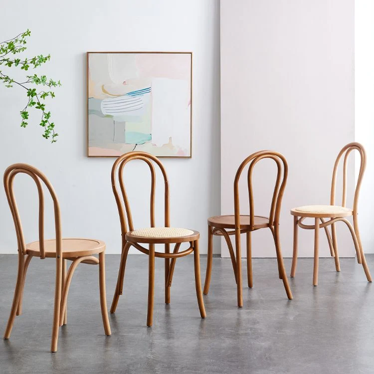 Eigentijdse beukenhouten stoelenset keuken eetkamer Windsor stoelen aan de achterkant Clearhalo