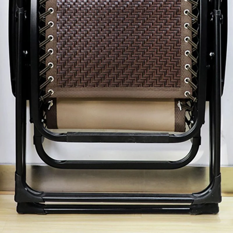 Eigentijdse bruine fauteuil Enkele standaard fauteuil van metaal Clearhalo