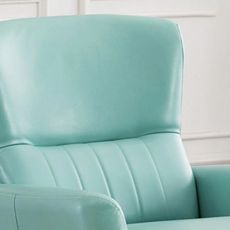 Eigentijdse draaibare rocker standaard fauteuil 31 "brede effen kleur fauteuil Clearhalo
