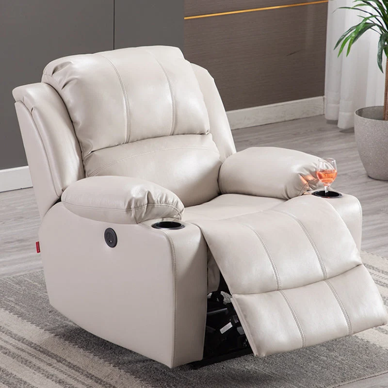 Eigentijdse fauteuil, effen kleur, metaal, standaard liggend voor binnen Clearhalo