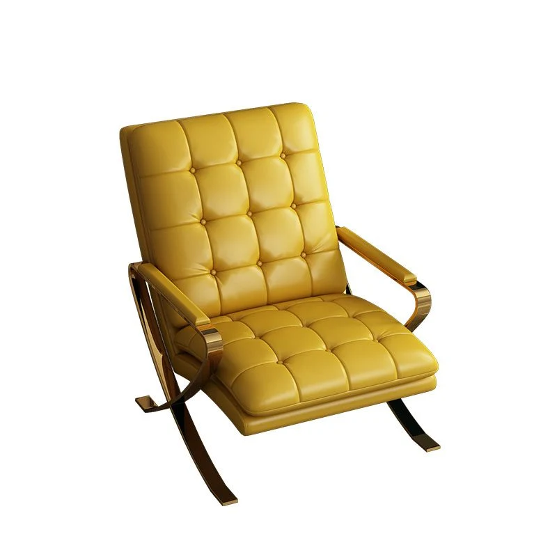 Eigentijdse fauteuil met accent Moderne gestoffeerde fauteuil Clearhalo
