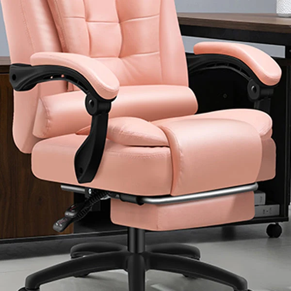 Eigentijdse fauteuil met armleuningen van pu-leer/nerfleer Clearhalo
