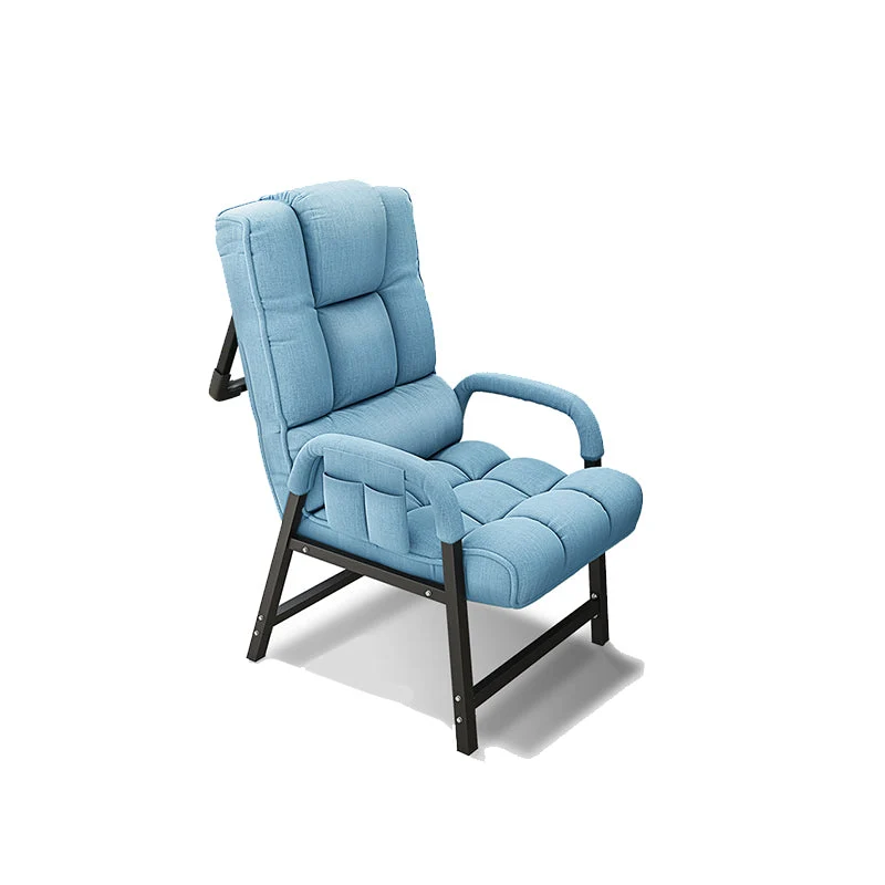 Eigentijdse fauteuil met lendensteun en getufte rugleuning Clearhalo