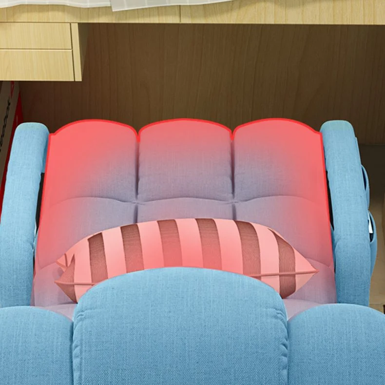 Eigentijdse fauteuil met lendensteun en getufte rugleuning Clearhalo