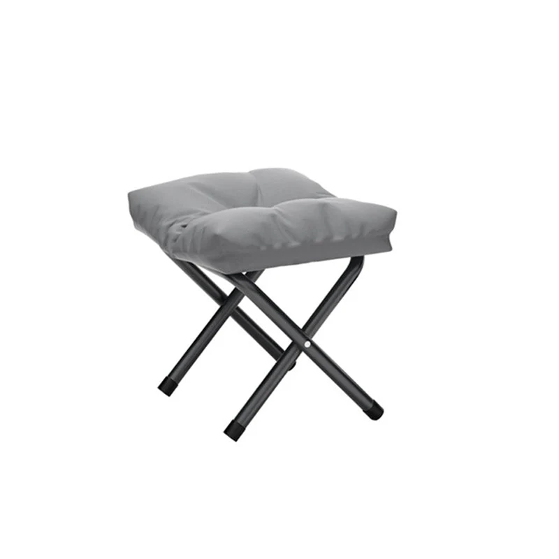 Eigentijdse fauteuil met metalen onderstel en rugleuning met positievergrendeling Clearhalo