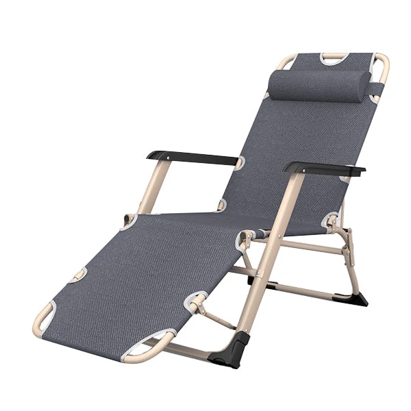Eigentijdse grijze standaard fauteuil met metalen onderstel en zwarte armleuningen Clearhalo