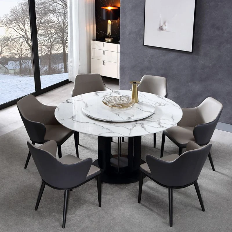 Eigentijdse keukeneetkamerstoelen kunstleer bijzetstoelen grijs Clearhalo