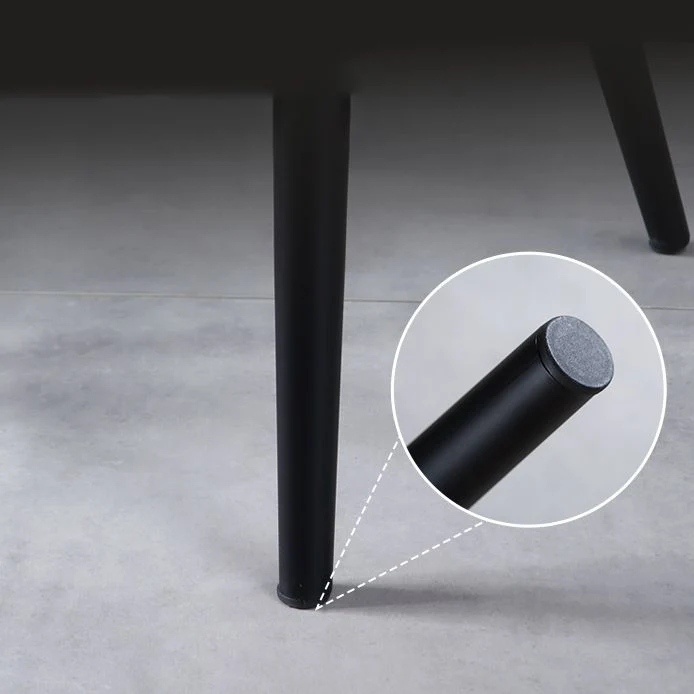 Eigentijdse keukeneetkamerstoelen kunstleer bijzetstoelen grijs Clearhalo