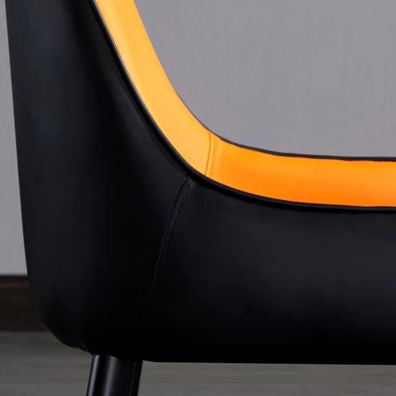 Eigentijdse kunstleren eetkamerstoelen Parsons armloze eetkamerstoelen Clearhalo