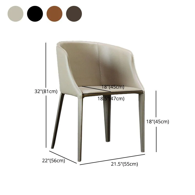 Eigentijdse metalen eetkamerstoel, gestoffeerde fauteuils voor gebruik restaurants Clearhalo