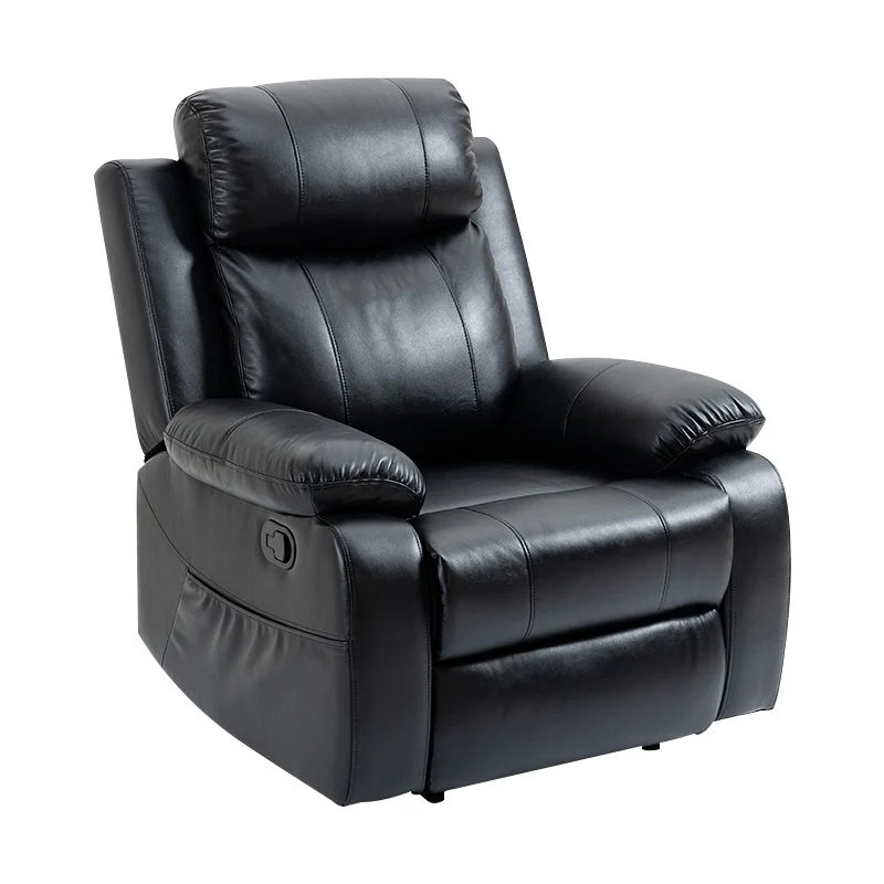 Eigentijdse standaard fauteuil, metalen effen kleur rocker, handmatige drukknop Clearhalo