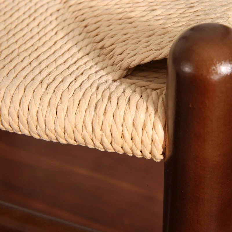 Eigentijdse stijl houten eetkamerstoelen Keukeneetkamer Armloze zijstoelen Clearhalo