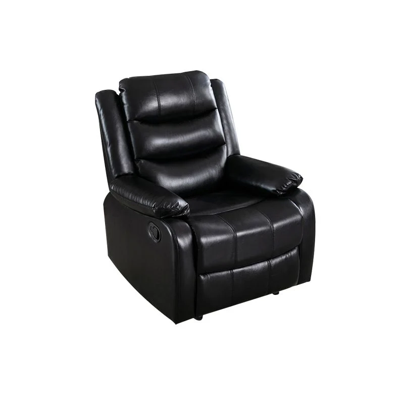 Eigentijdse thuisbioscoopfauteuil, met handmatige drukknop, metaal, effen kleur, binnen Clearhalo