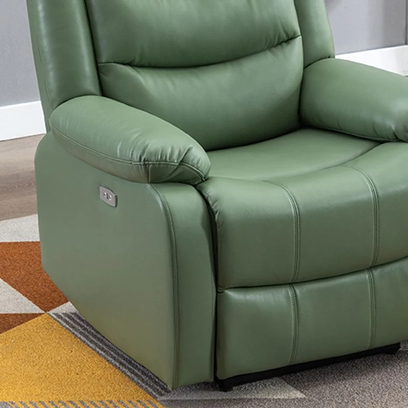 Eigentijdse thuisbioscoopfauteuil, met handmatige drukknop, metaal, effen kleur, binnen Clearhalo