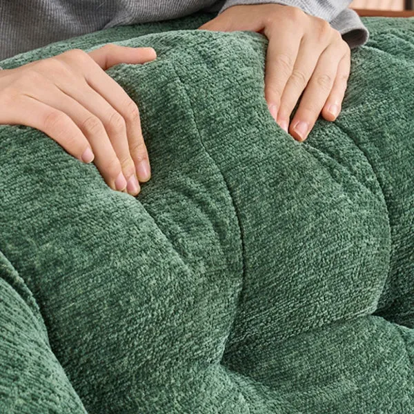 Eigentijdse verstelbare fauteuil met rugleuning, metalen, effen kleur, draaibare schommelstoel voor binnen Clearhalo