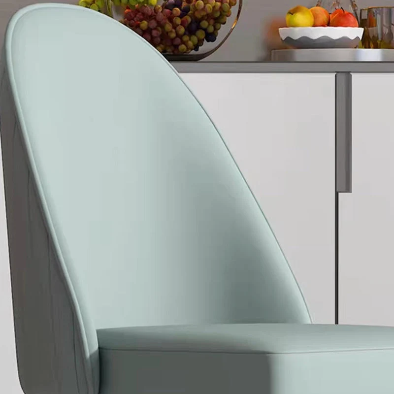 Eikenhouten glamoureuze eetkamerstoel met matte afwerking en massieve achterkant Clearhalo