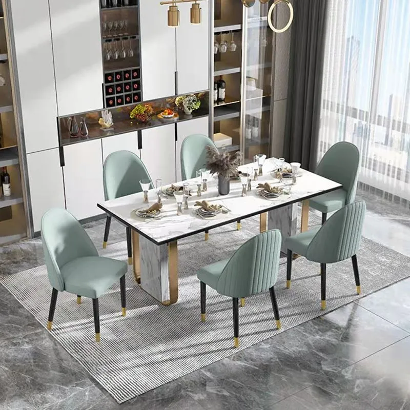 Eikenhouten glamoureuze eetkamerstoel met matte afwerking en massieve achterkant Clearhalo