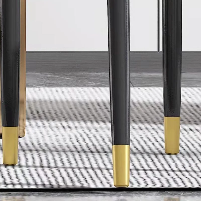 Eikenhouten glamoureuze eetkamerstoel met matte afwerking en massieve achterkant Clearhalo