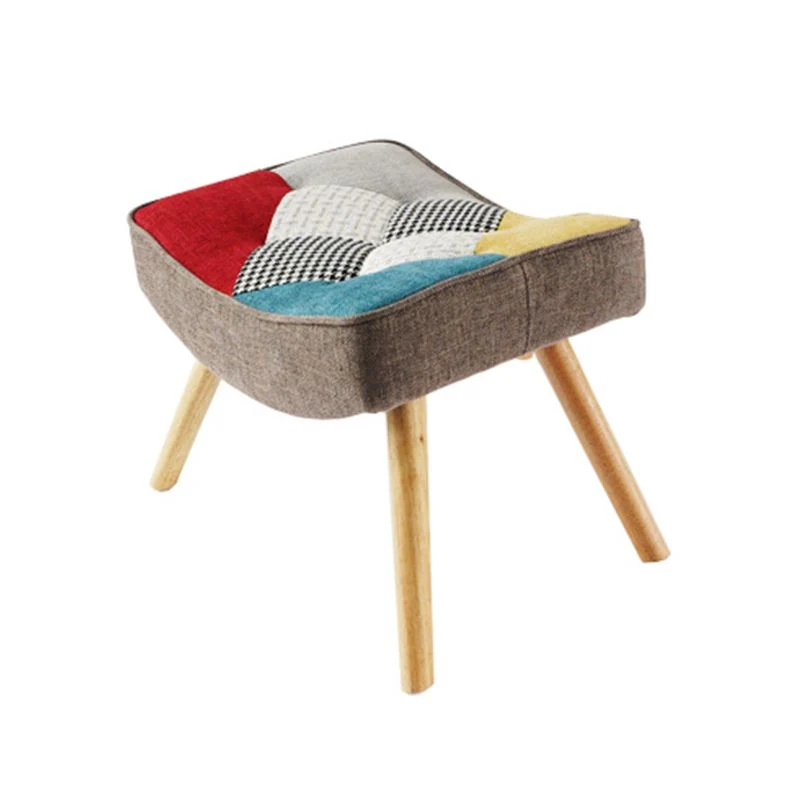 Ergonomische eigentijdse schommelstoel met accent en zitkussen Schommelstoel Wingback Clearhalo