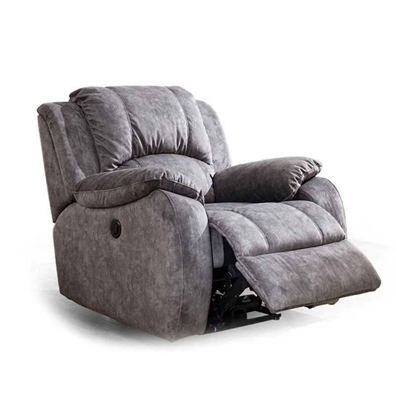 Fauteuil van kunstleer met lumbaal metalen frame Standaard fauteuil Clearhalo
