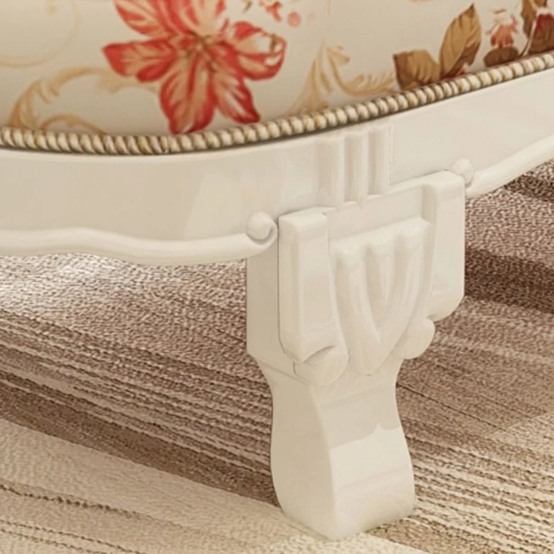 Franse landelijke chaise loungebank bloem chaise met één arm Clearhalo