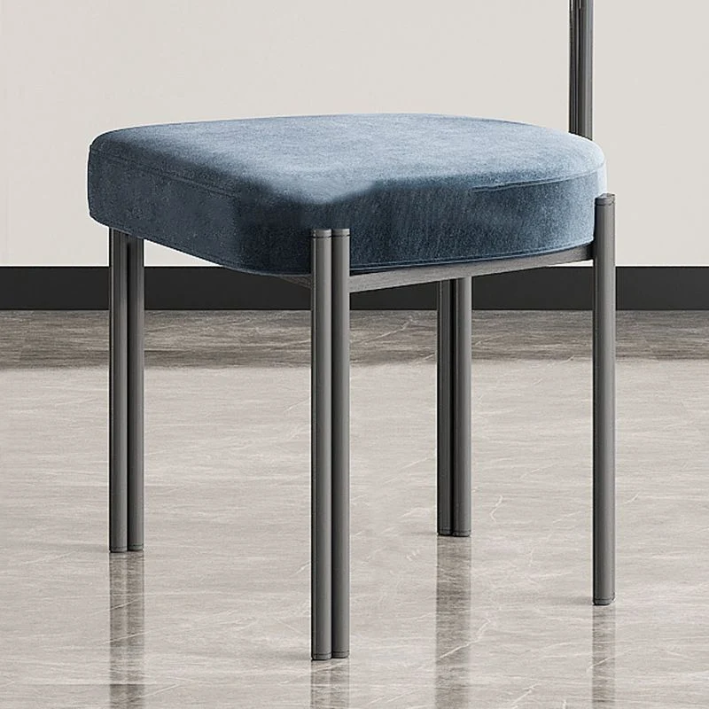 Gestoffeerde eetkamerstoel Moderne eetkamerstoel met open rug Clearhalo