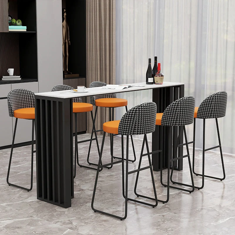 Glam Barkruk met lage rugleuning en lage rugleuning voor restaurant Clearhalo
