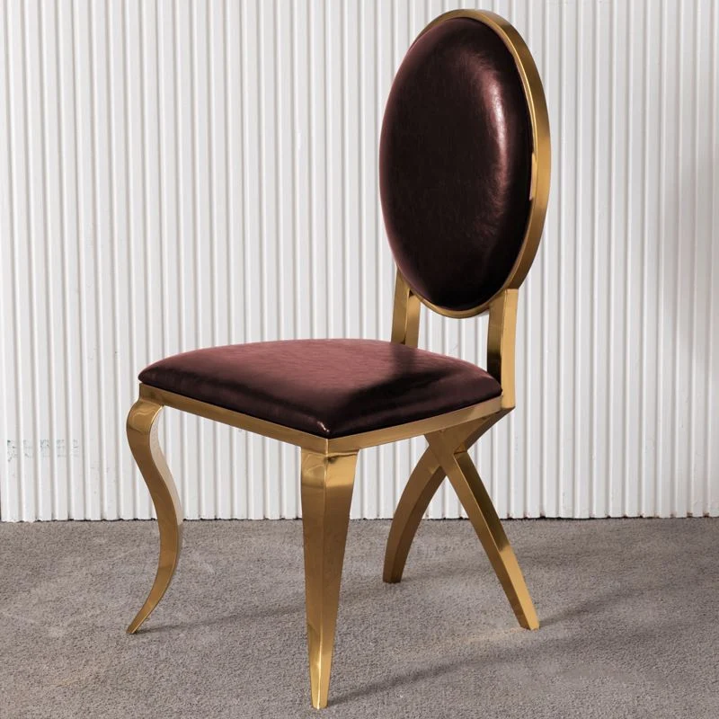 Glam keukeneetkamerstoel King Louis Back gestoffeerde armloze bijzetstoel Clearhalo