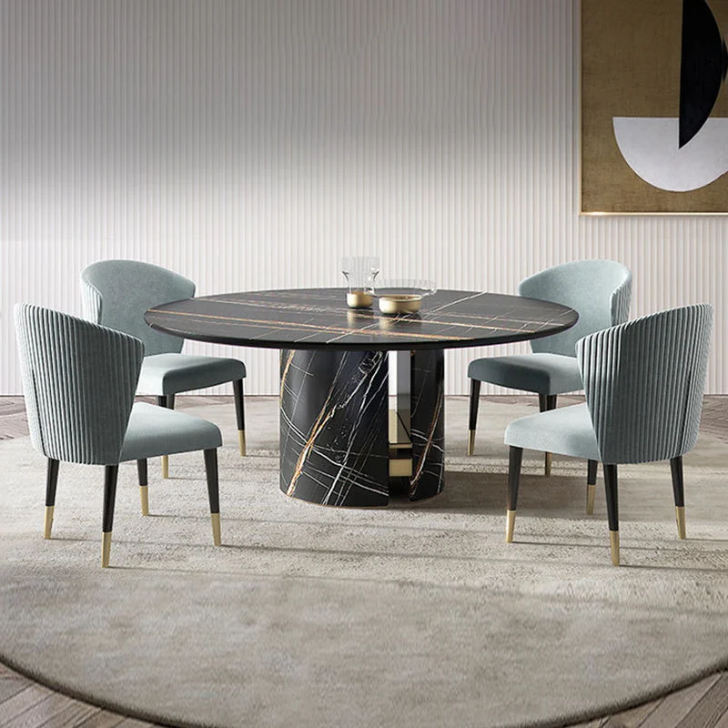 Glam Parsons armloze eetkamerstoelen, gestoffeerde eetkamerstoel Clearhalo