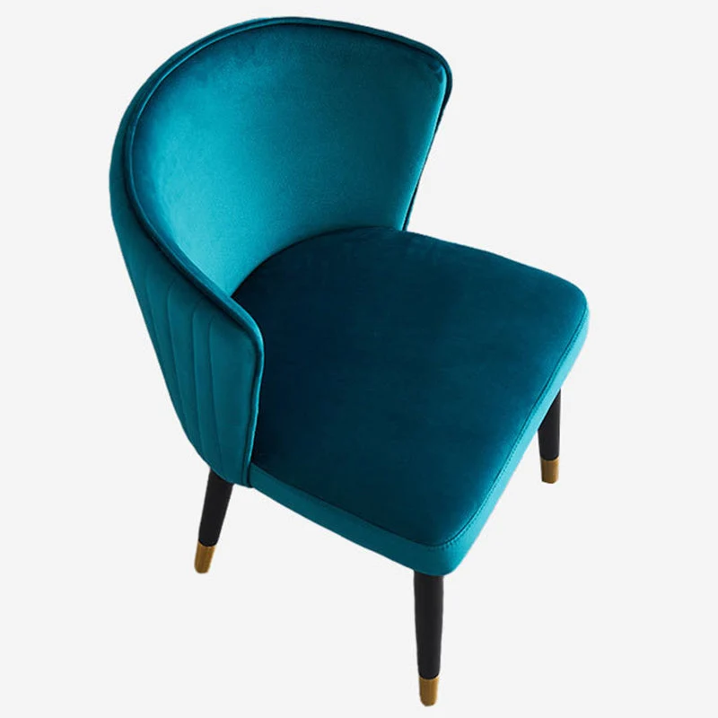 Glam Parsons armloze eetkamerstoelen, gestoffeerde eetkamerstoel Clearhalo