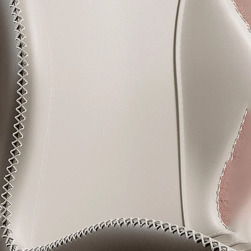 Glam Style Chair Leren eetkamerstoel met rugleuning voor gebruik de keuken Clearhalo