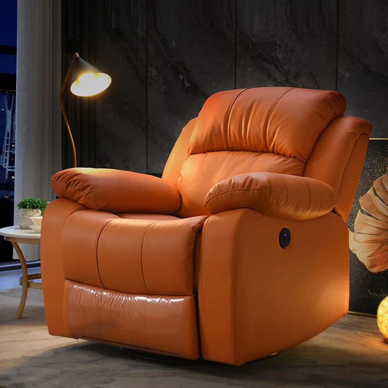 Hedendaagse thuisbioscoopfauteuil Metaal, effen kleur, binnen, zonder beweging, liggend Clearhalo